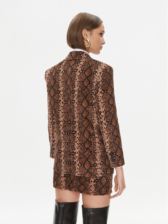 PINKO Pinko Giacca da abito Ginger 102481 A1EK Marrone Regular Fit