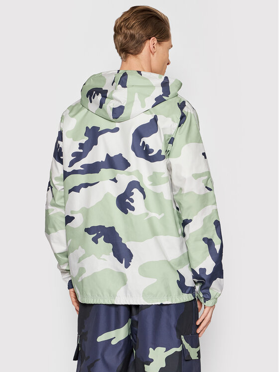 adidas adidas Átmeneti kabát Graphics Camo HF4877 Zöld Regular Fit