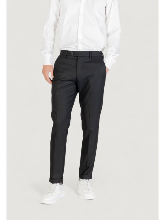 Antony Morato Antony Morato Παντελόνι chino RAD SLIM ANKLE LENGHT FIT TWILL Μαύρο Slim Fit