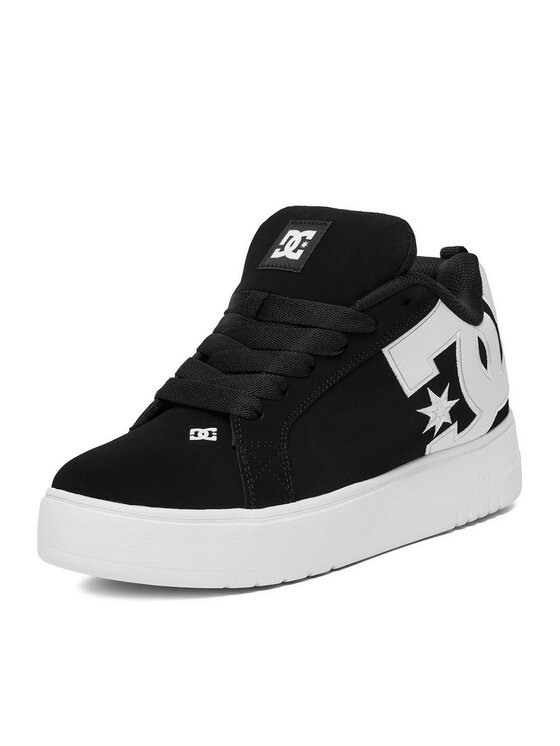 DC Shoes DC Shoes Sneakersy EO-COURT GRAFFIK PLATFORM DC02422004 Czarny