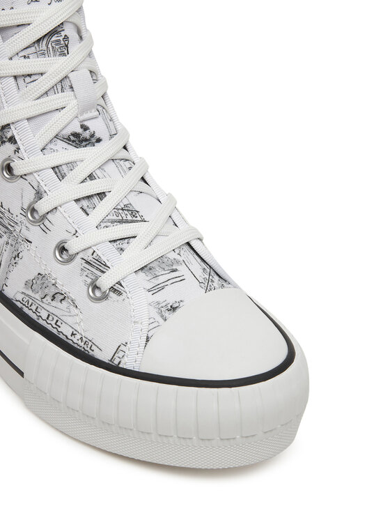 KARL LAGERFELD KARL LAGERFELD Modne superge KL60455 Bela