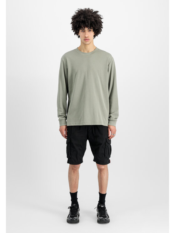Alpha Industries Alpha Industries Šortky z materiálu Cotton Twill Jogger Short 106251-03 Černá Classic Fit