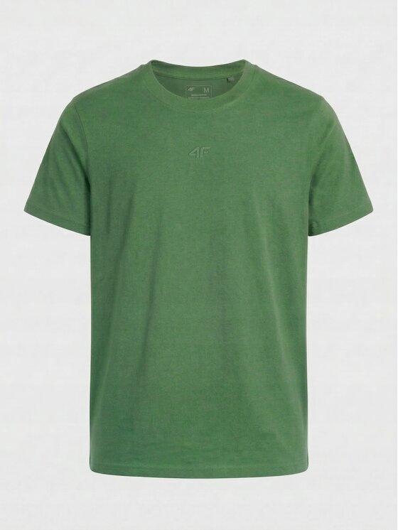 4F 4F T-Shirt Z-TTSHM3947-3-K Biały Regular Fit