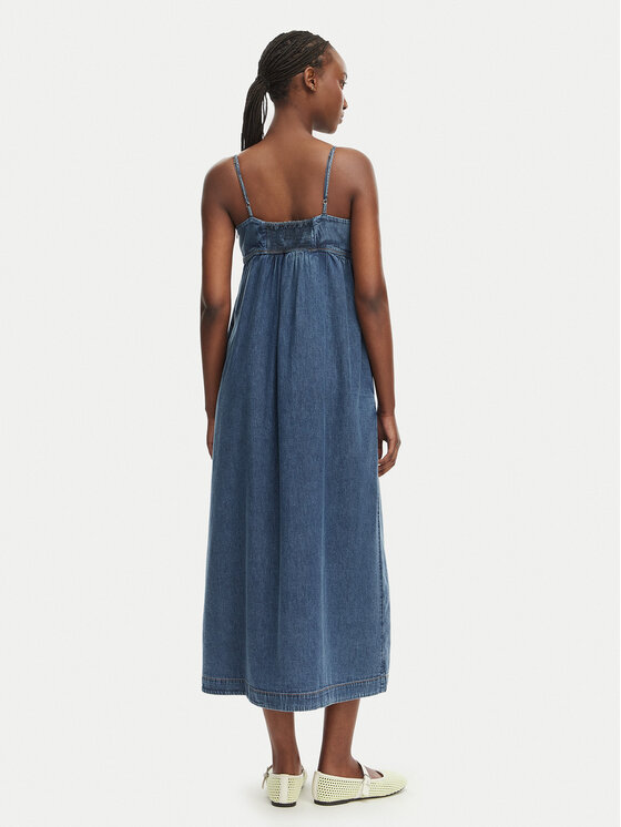 Tommy Jeans Tommy Jeans Jeanskleid DW0DW22342 Blau Slim Fit