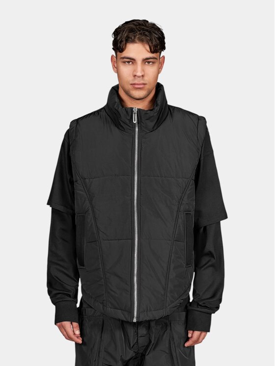 MADE BY SOCIETY MADE BY SOCIETY Kurtka anorak After Dark - V16832 Czarny Basic Fit