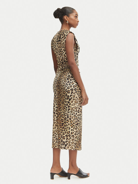 LOLA CASADEMUNT LOLA CASADEMUNT Sukienka codzienna LS2616152 Brązowy Regular Fit
