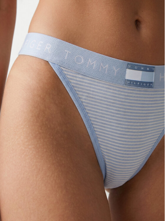 Tommy Hilfiger Tommy Hilfiger Stringtanga UW0UW06499 Hellblau