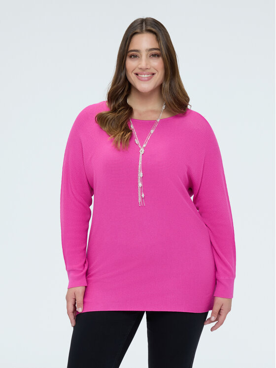Fiorella Rubino Fiorella Rubino Maglione M073E002064N019 Rosa A-Line Fit