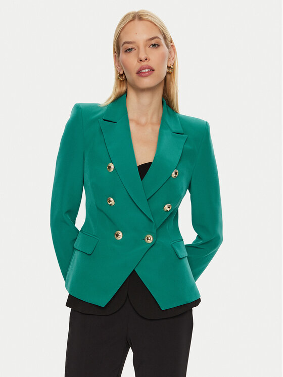 Rinascimento Giacca da abito CFC0119987003 Verde Regular Fit, taglia : S