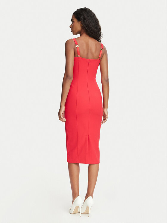 Elisabetta Franchi Elisabetta Franchi Коктейльна сукня AB-002-67E2-V470 Червоний Fitted Fit