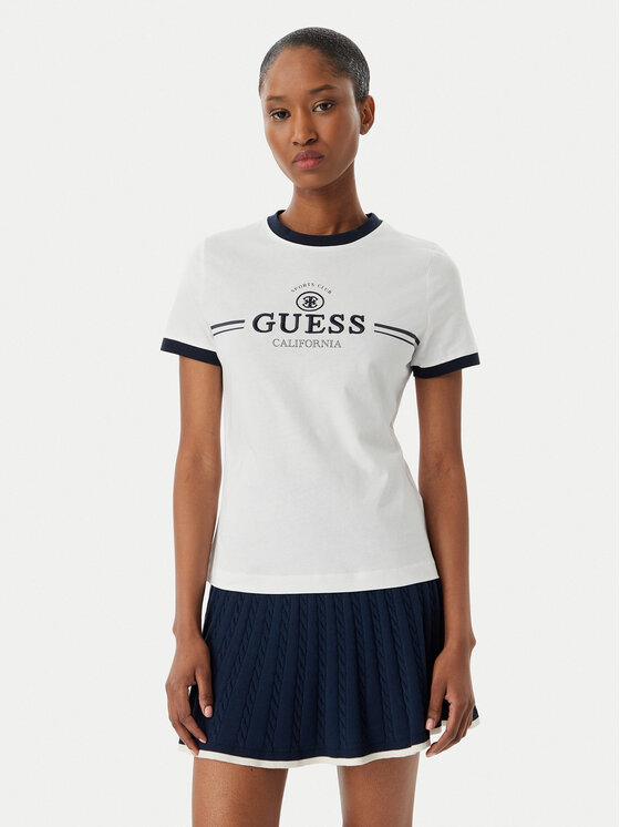 Guess Guess T-särk V6GI08 K2975 Valge Regular Fit