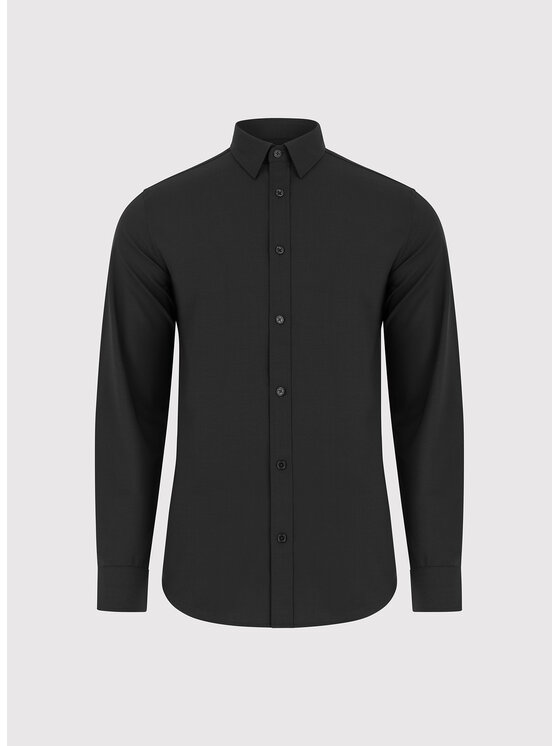 Pako Lorente Pako Lorente Koszula P26WF-1X-002 Czarny Slim Fit