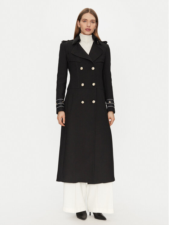 Babylon Cappotto di transizione E00280 Nero Regular Fit, taglia : 42