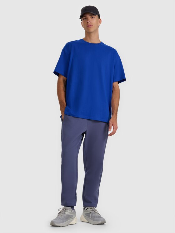 4F 4F T-shirt 4FWAW25TTSHM2403-36S Blu Oversize