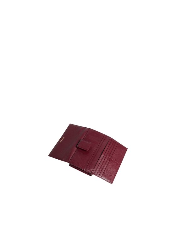 Coccinelle Coccinelle Portafoglio Metallic 3 Bordeaux