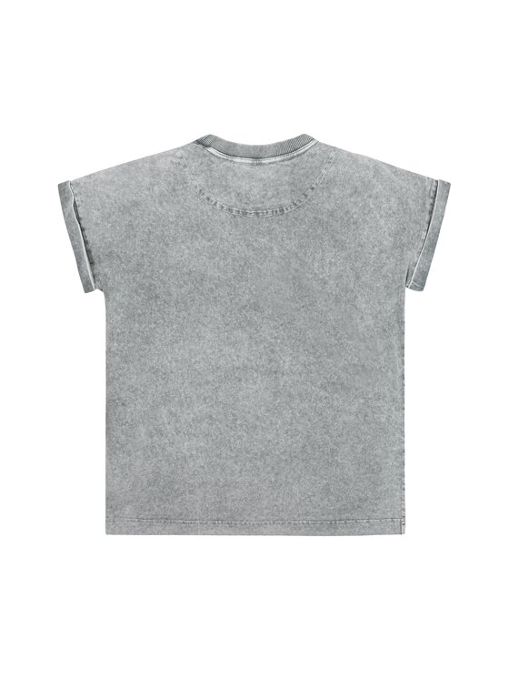MissDenim MissDenim T-Shirt Oversize Washed Tee Szary Oversize