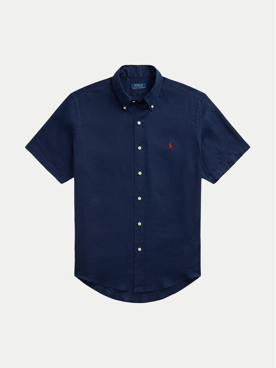 Polo Ralph Lauren Polo Ralph Lauren Krekls 710968912001 Tumši zils Custom Fit
