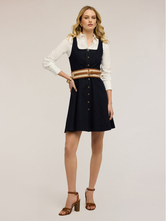 Motivi Motivi Vestito da giorno 7019Q003466N034 Blu Flared Fit