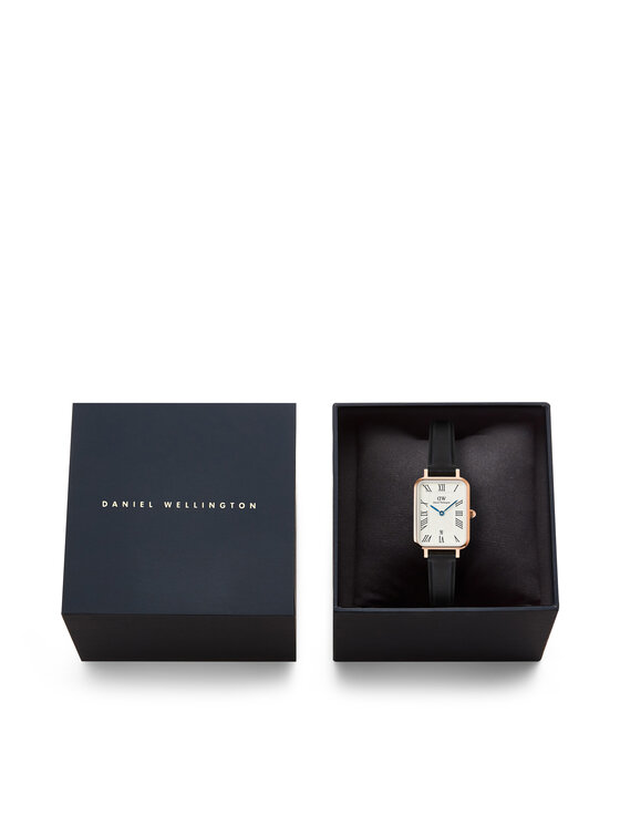 Daniel Wellington Daniel Wellington Hodinky Quadro Sterling Roman Numerals DW00100862 Čierna