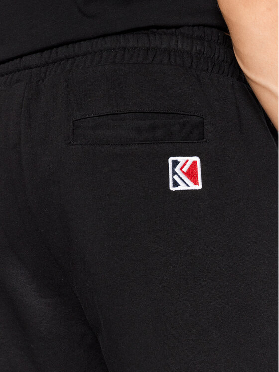 Karl Kani Karl Kani Pantaloni da tuta Signature Essential 6004039 Nero Relaxed Fit