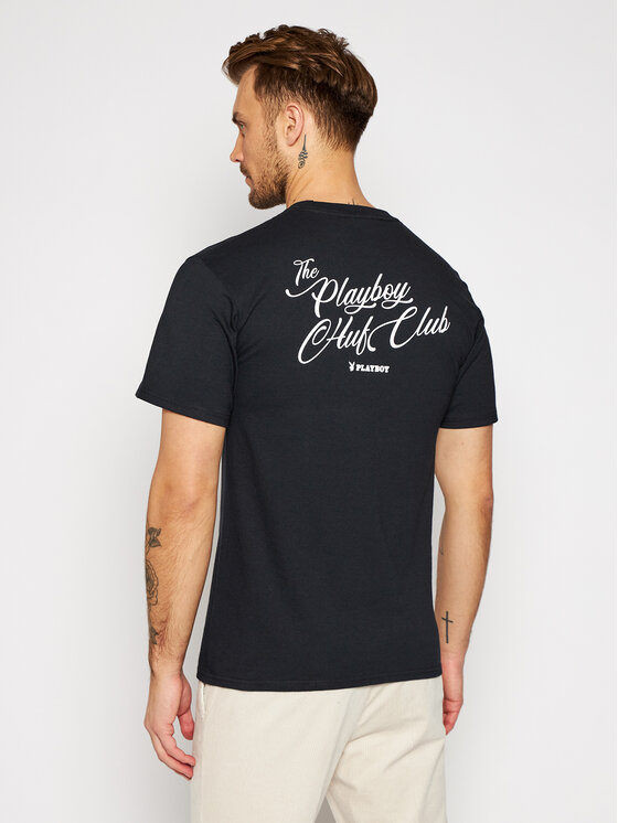 HUF HUF Majica PLAYBOY Mr Playboy TS01467 Črna Regular Fit