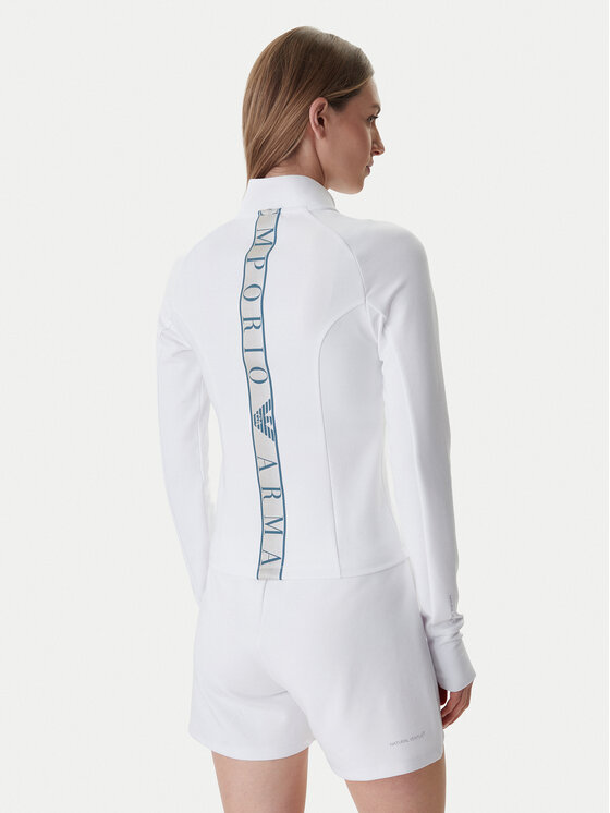 EA7 Emporio Armani EA7 Emporio Armani Majica dugih rukava 7W001150 AF12501 Bijela Slim Fit