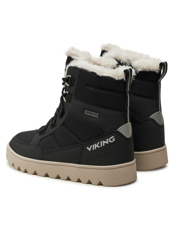 Viking Viking Μπότες Χιονιού Fleek Warm GTX GORE-TEX Zip 3-94720-2 Μαύρο