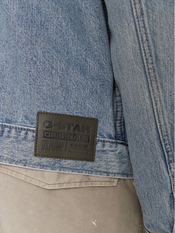 G-Star Raw G-Star Raw Džinsinė striukė D26919-D788 Mėlyna Slim Fit