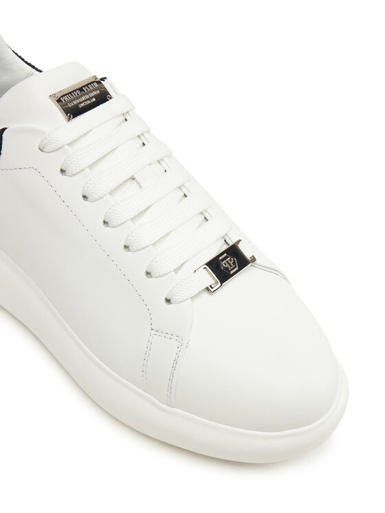 PHILIPP PLEIN PHILIPP PLEIN Sneakersy FAES WSC2776 PLE022N Biela