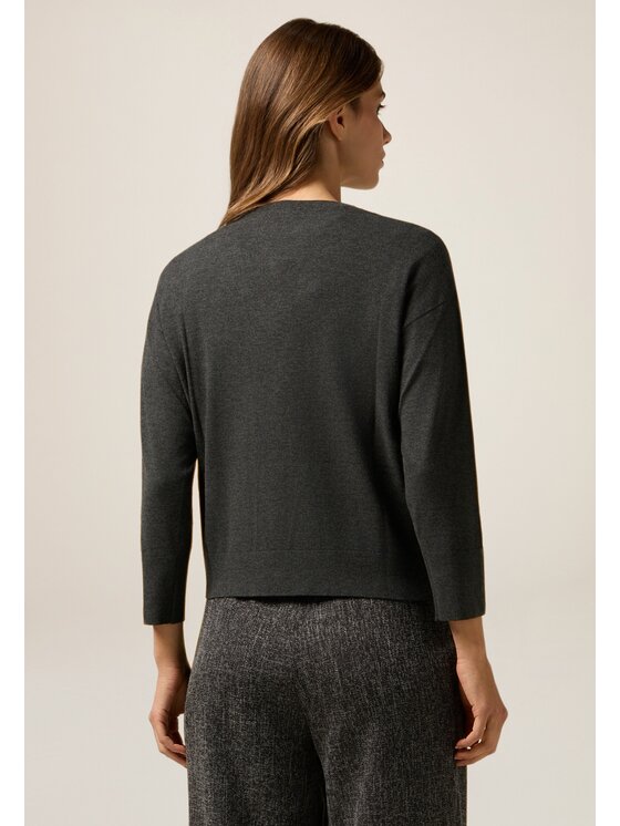 Oltre Oltre Maglione M292J005026N023 Grigio Slim Fit