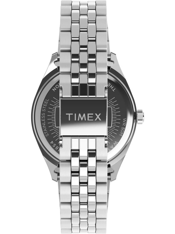 Timex Timex Zegarek TW2Y20100 Srebrny