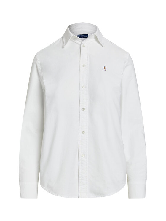 Polo Ralph Lauren Polo Ralph Lauren Πουκάμισο 211970736001 Λευκό Relaxed Fit