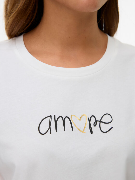 Vero Moda Vero Moda Футболка Ikami 10340181 Білий Regular Fit