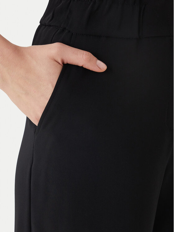 Morgan Morgan Spodnie palazzo 242-PBIRD Czarny Wide Leg