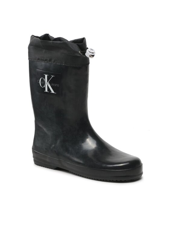 Cizme de cauciuc Calvin Klein Jeans Rain Boot V3X6-80425-0083 S Negru