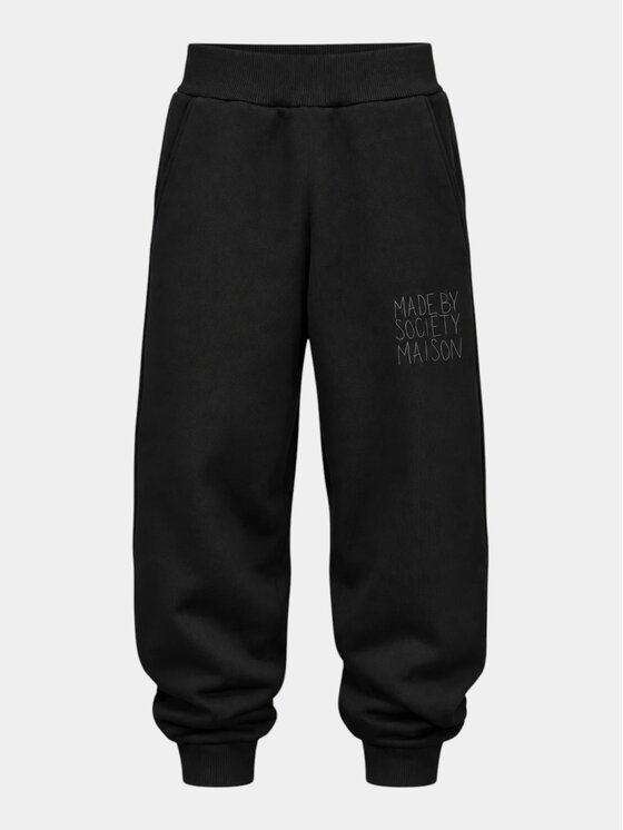 MADE BY SOCIETY MADE BY SOCIETY Spodnie materiałowe LOUD Pants - P37526 Czarny Basic Fit