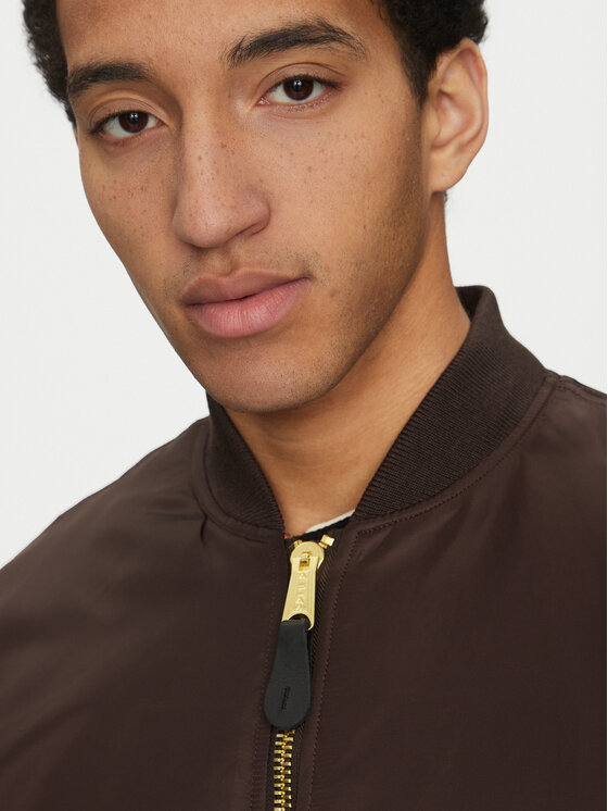 Alpha Industries Alpha Industries Kurtka bomber Ma-1 100101 Brązowy Regular Fit