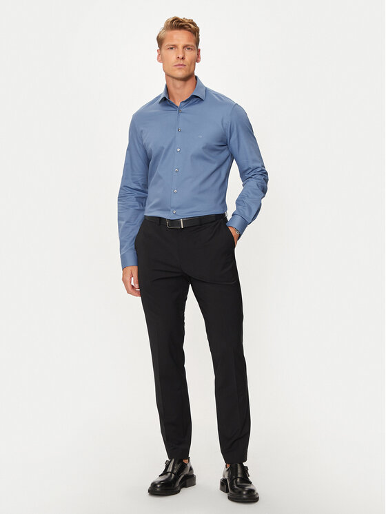 Calvin Klein Calvin Klein Marškiniai K10K113546 Mėlyna Regular Fit