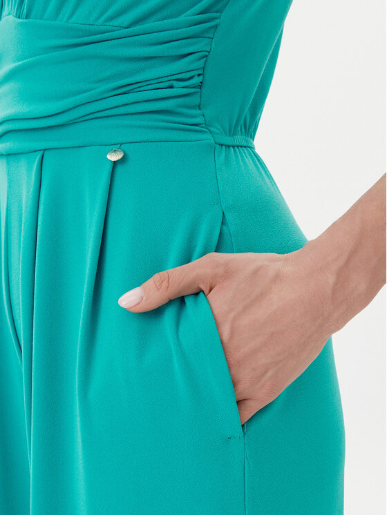 Rinascimento Rinascimento Salopetă CFC0123771003 Verde Regular Fit
