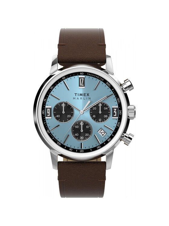 Timex Timex Zegarek TW2Y66600 Brązowy