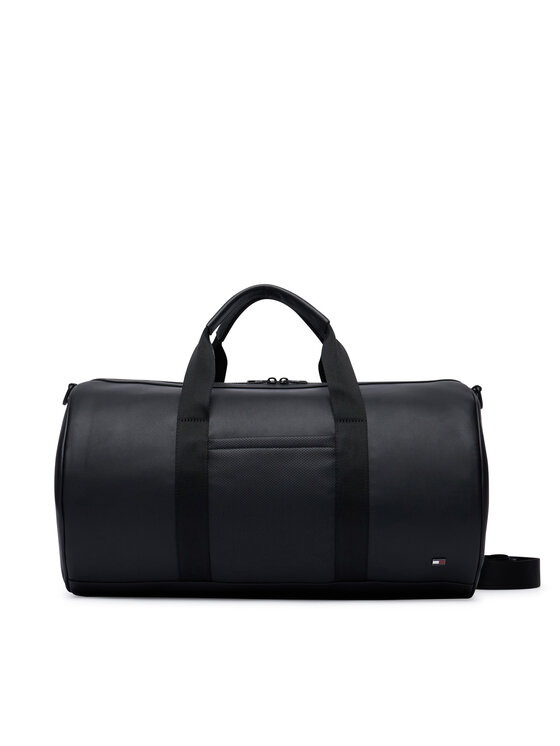 Tommy Hilfiger Geantă Th Foundation Duffle AM0AM14736 Negru