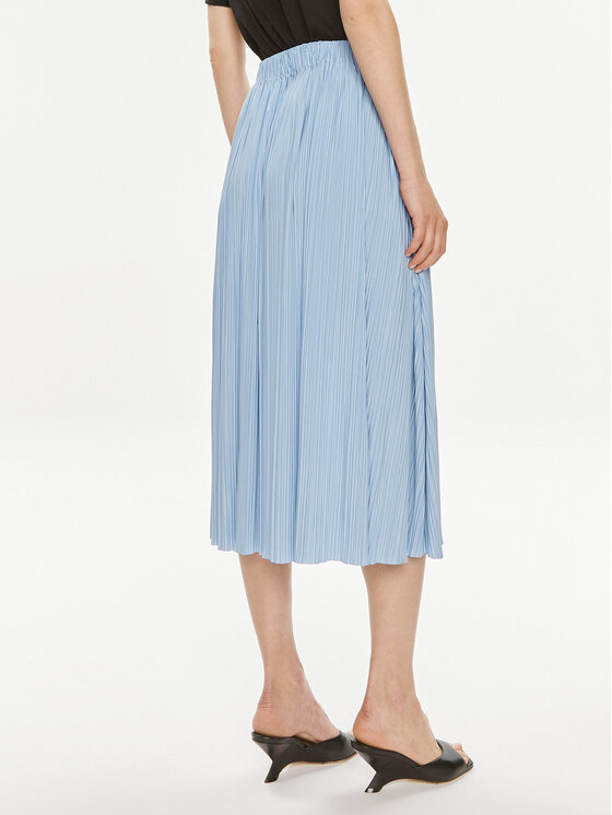Samsøe Samsøe Samsøe Samsøe Faltenrock Uma F18303206 Himmelblau Regular Fit