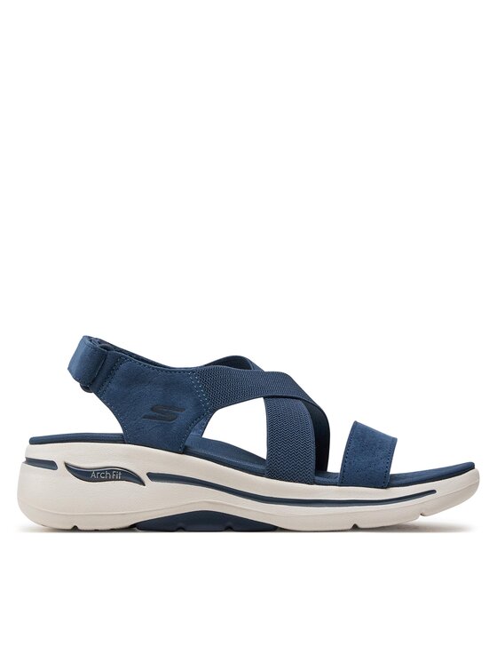 Skechers Skechers Sandály Go Walk Arch Fit Sandal-Treasured 140257/NVY Tmavomodrá