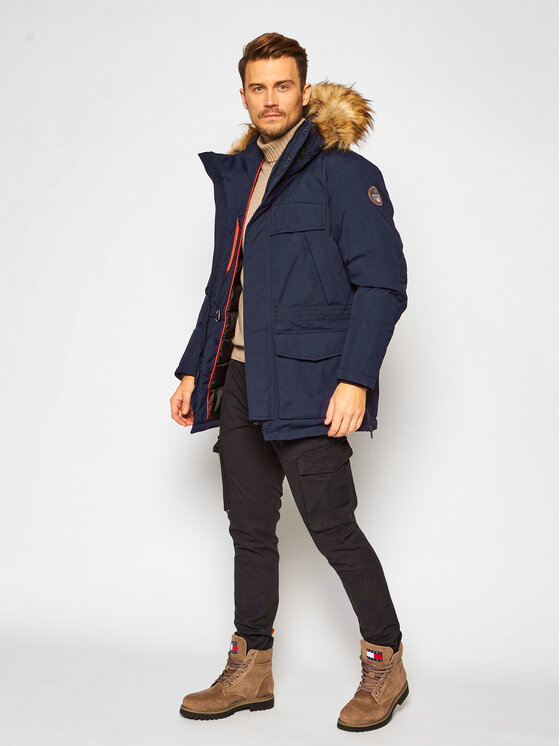 Napapijri Napapijri Зимно яке Skidoo Open Long 2 NP0A4ENP Тъмносин Regular Fit