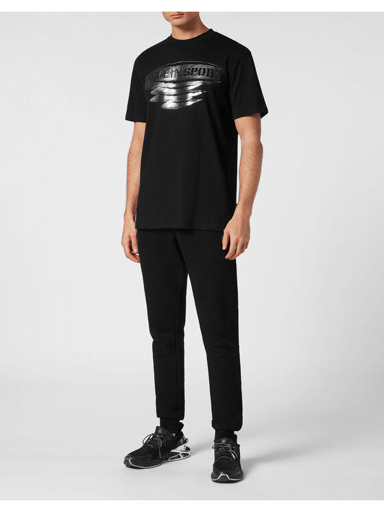 Plein Sport Plein Sport T-Shirt 13037 Czarny Regular Fit