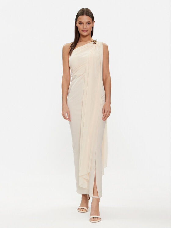 Rinascimento Rinascimento Rochie de seară CFC0117713003 Écru Regular Fit