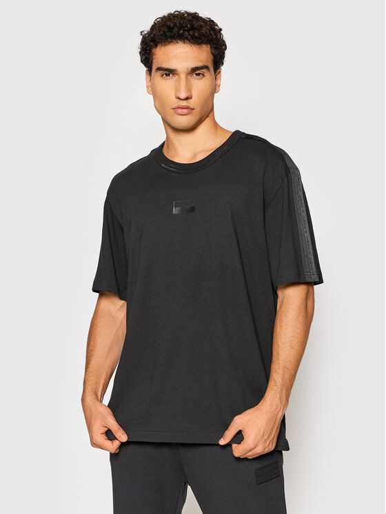 Black unisex t-shirt by adidas short sleeve - ADIDAS - Pavidas
