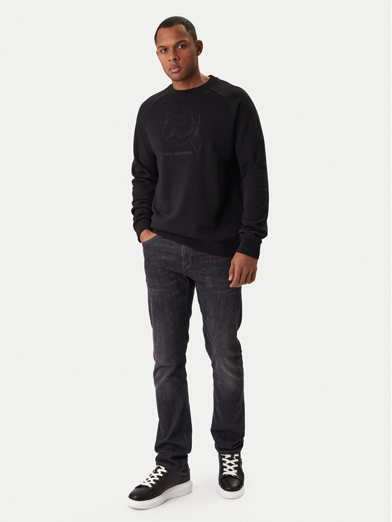 KARL LAGERFELD KARL LAGERFELD Mikina 705024 561910 Černá Regular Fit