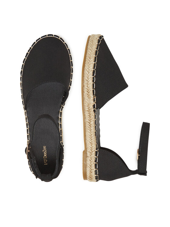 DeeZee DeeZee Espadrilky E8265-6 Černá