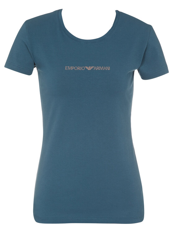 Emporio Armani Underwear Emporio Armani Underwear Tričko 1631392F223 Modrá Regular Fit